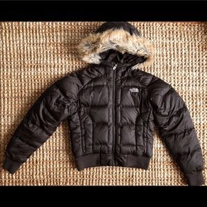 TNF’s W’s lovely 550 goose down parka jacket
